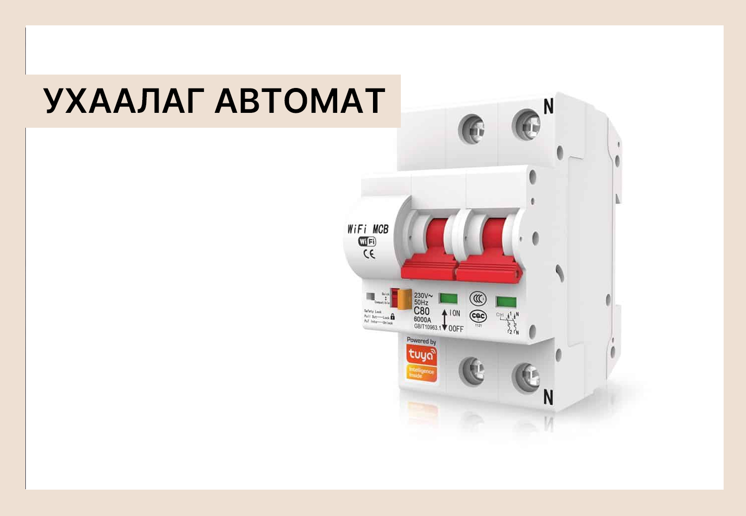 Smart Switch Circuit Breaker 230V